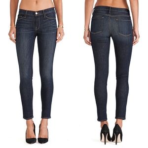 Frame Le Skinny de Jeanne Pembridge Square Jeans Dark Wash